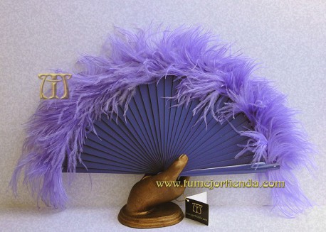 Abanico de plumas, Mod. MYM-22056
