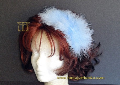 Tocado de plumas mod. CELESTE