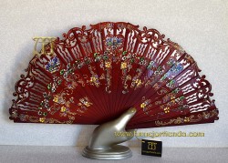 Abanico baraja sicomoro, MOD. L-76973-Gr